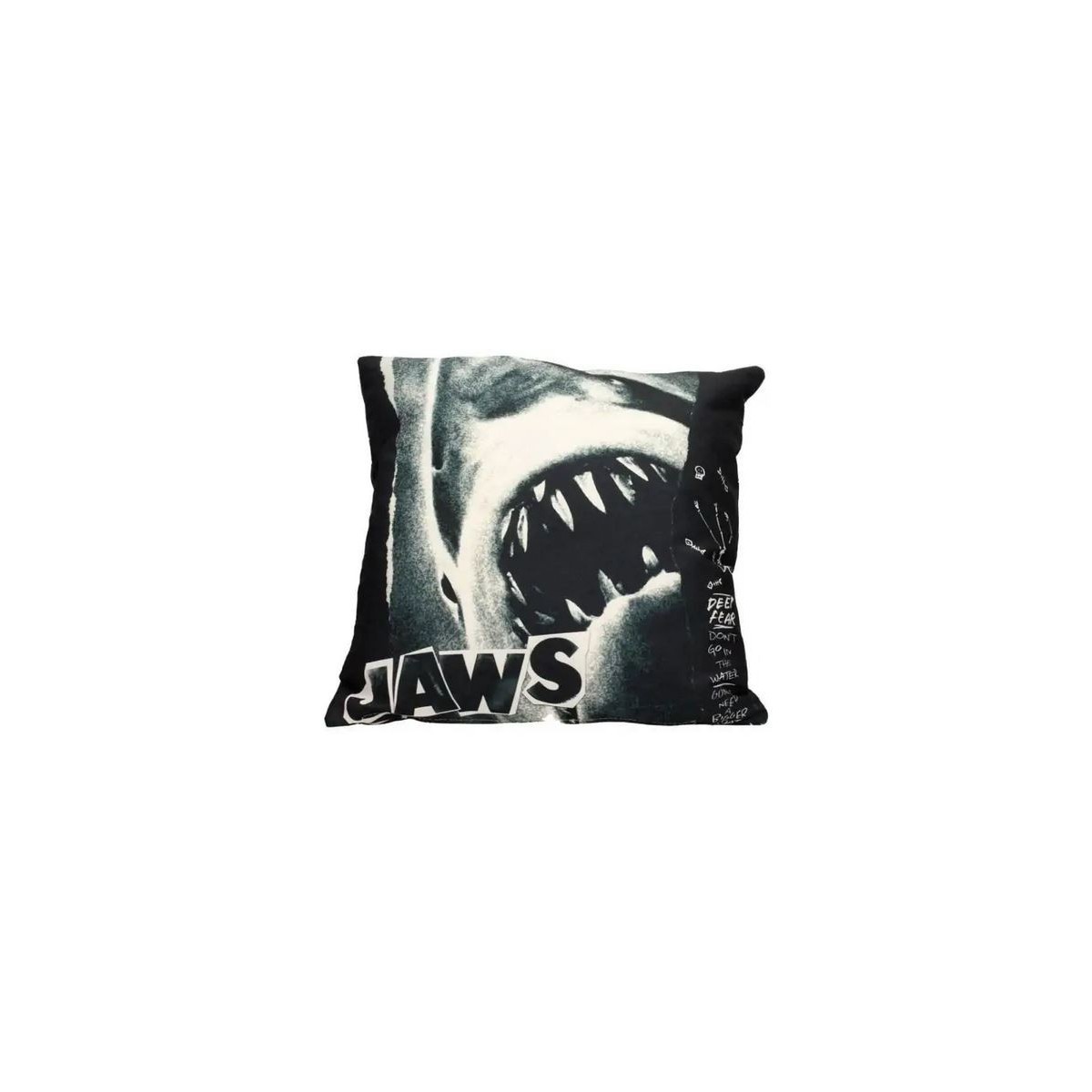 SD Toys - Cuscino JAWS - poster del film Jaws in bianco e nero