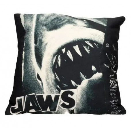 SD Toys - Cuscino JAWS - poster del film Jaws in bianco e nero