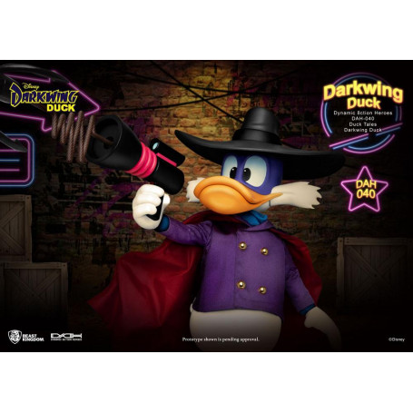 Figurina Disney Classic Beast Kingdom - Darkwing Duck - Dynamic Action Heroes 1/9