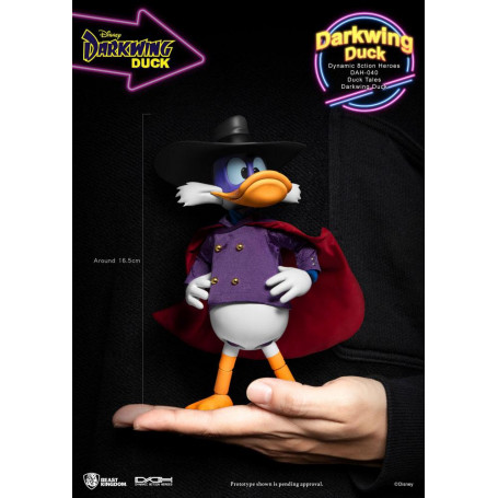 Figurina Disney Classic Beast Kingdom - Darkwing Duck - Dynamic Action Heroes 1/9