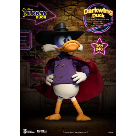 Figurina Disney Classic Beast Kingdom - Darkwing Duck - Dynamic Action Heroes 1/9