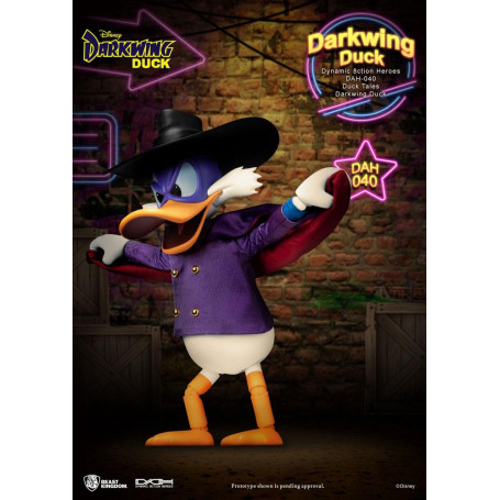 Figurina Disney Classic Beast Kingdom - Darkwing Duck - Dynamic Action Heroes 1/9