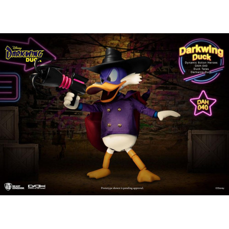 Figurina Disney Classic Beast Kingdom - Darkwing Duck - Dynamic Action Heroes 1/9