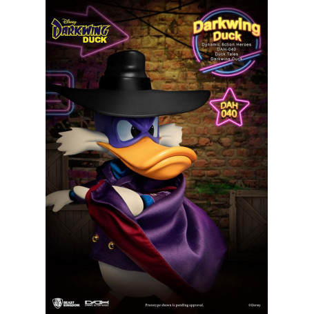 Figurina Disney Classic Beast Kingdom - Darkwing Duck - Dynamic Action Heroes 1/9