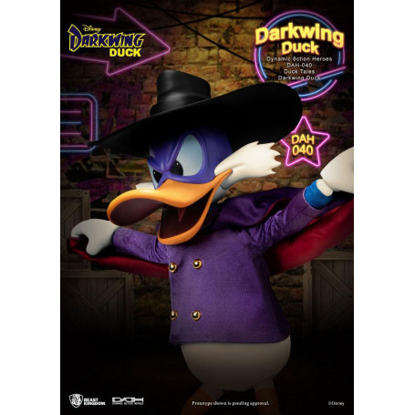Figurina Disney Classic Beast Kingdom - Darkwing Duck - Dynamic Action Heroes 1/9