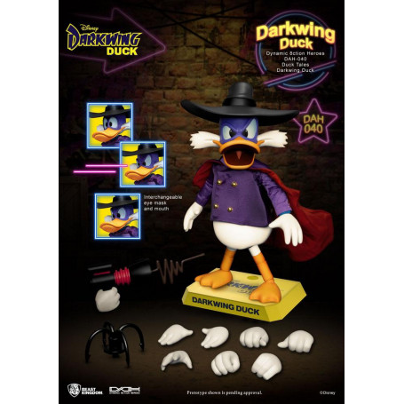 Figurina Disney Classic Beast Kingdom - Darkwing Duck - Dynamic Action Heroes 1/9