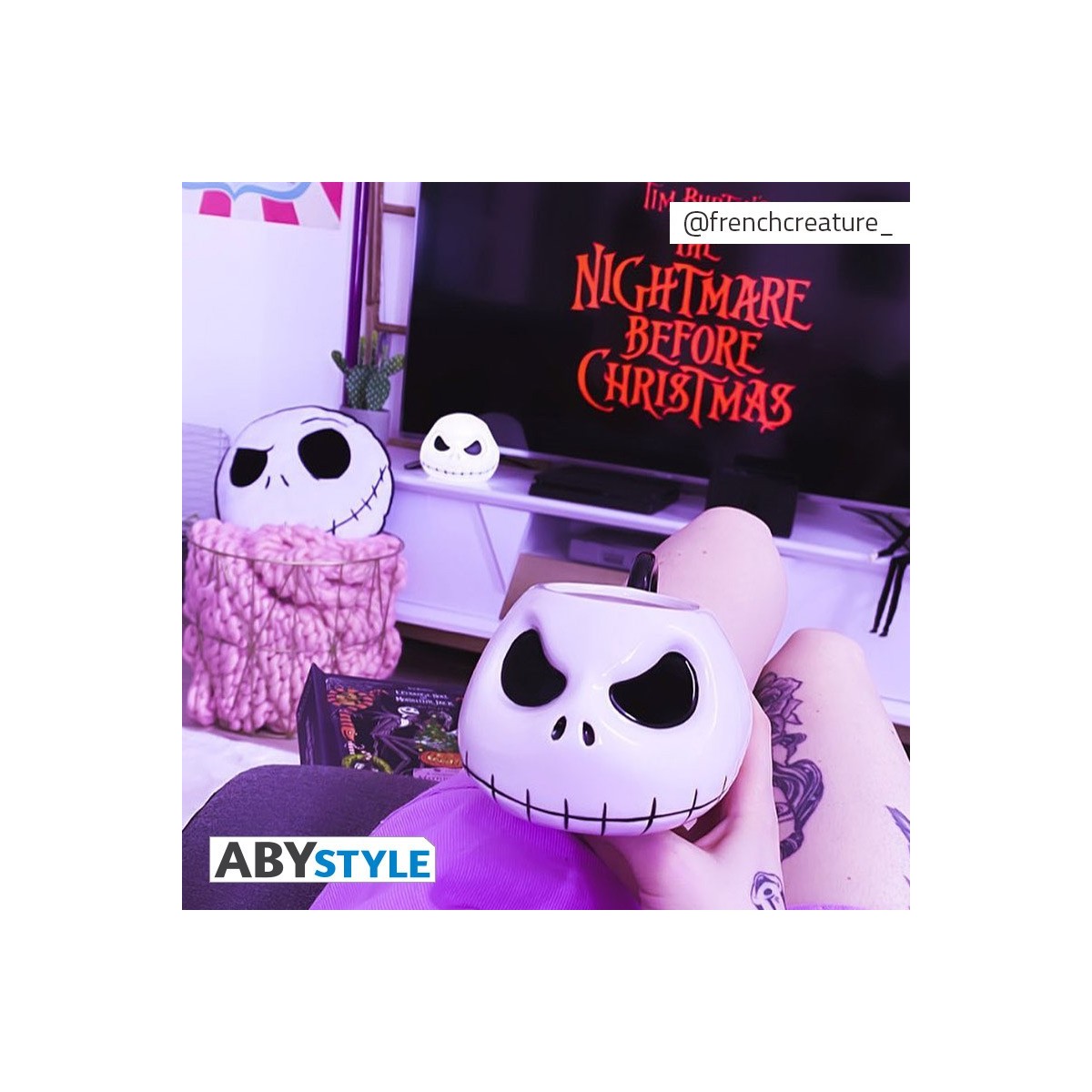 ABYstyle - NIGHTMARE BEFORE XMAS - Tazza 3D - Jack Skelington