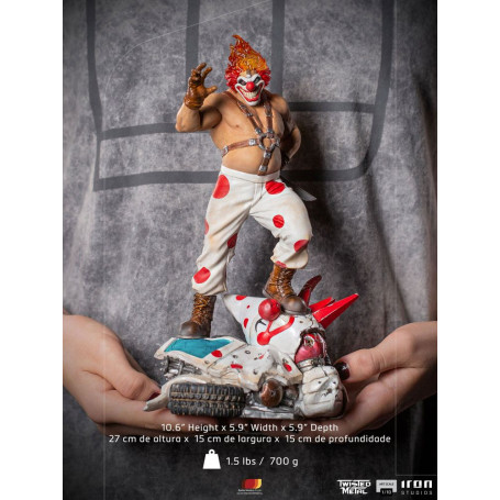 Iron Studios - Twisted Metal Statuette 1/10 Art Scale Sweet Tooth - Needles Kane