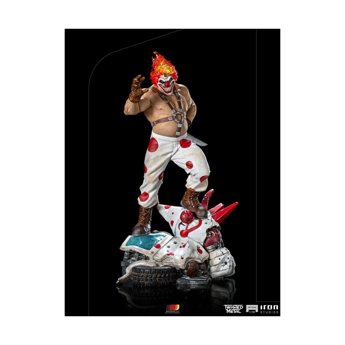 Iron Studios - Twisted Metal Statuette 1/10 Art Scale Sweet Tooth - Needles Kane
