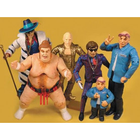 Mezco - Austin Powers 3 Goldmember set completo di 5 figure