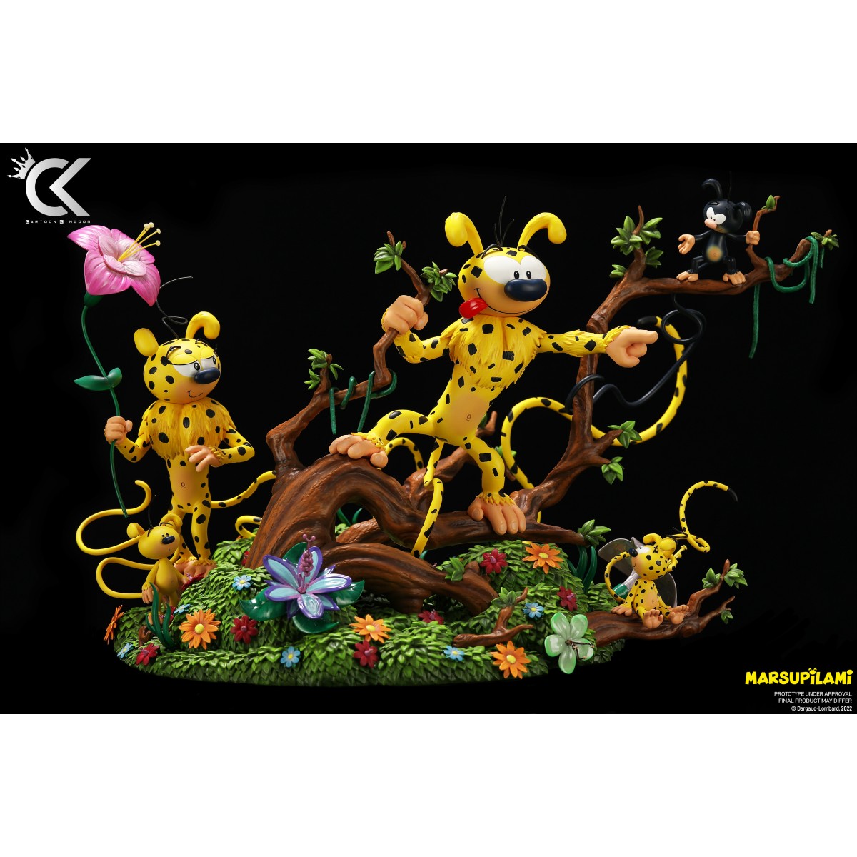 Cartoon Kingdom - Il diorama della famiglia Marsupilami 1/6 