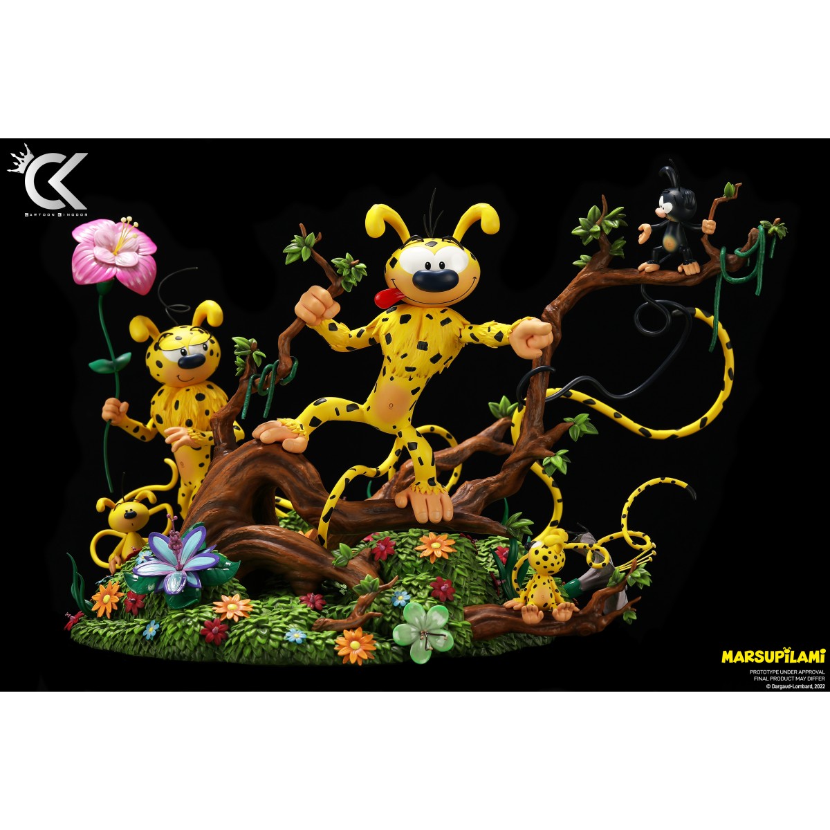 Cartoon Kingdom - Il diorama della famiglia Marsupilami 1/6 