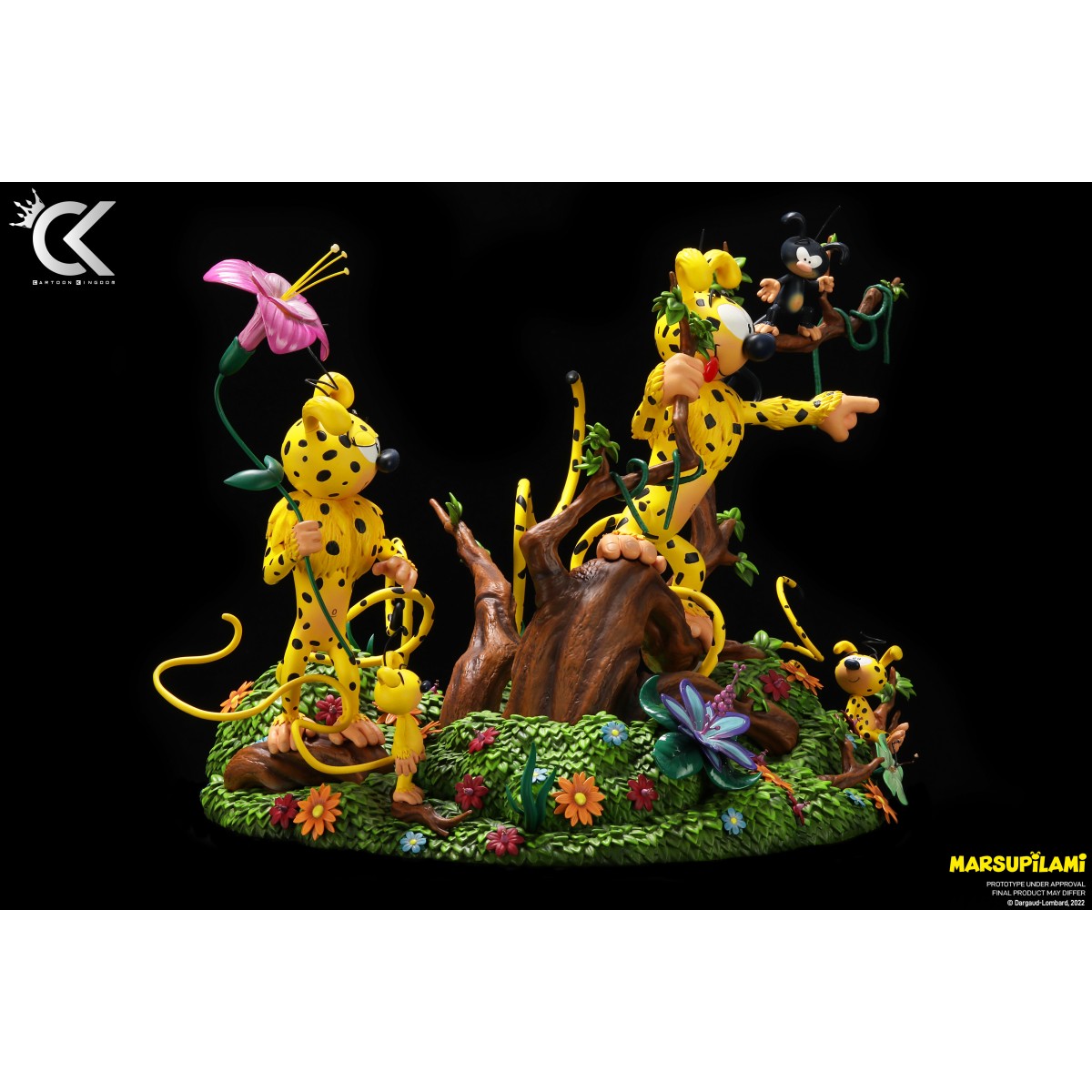 Cartoon Kingdom - Il diorama della famiglia Marsupilami 1/6 