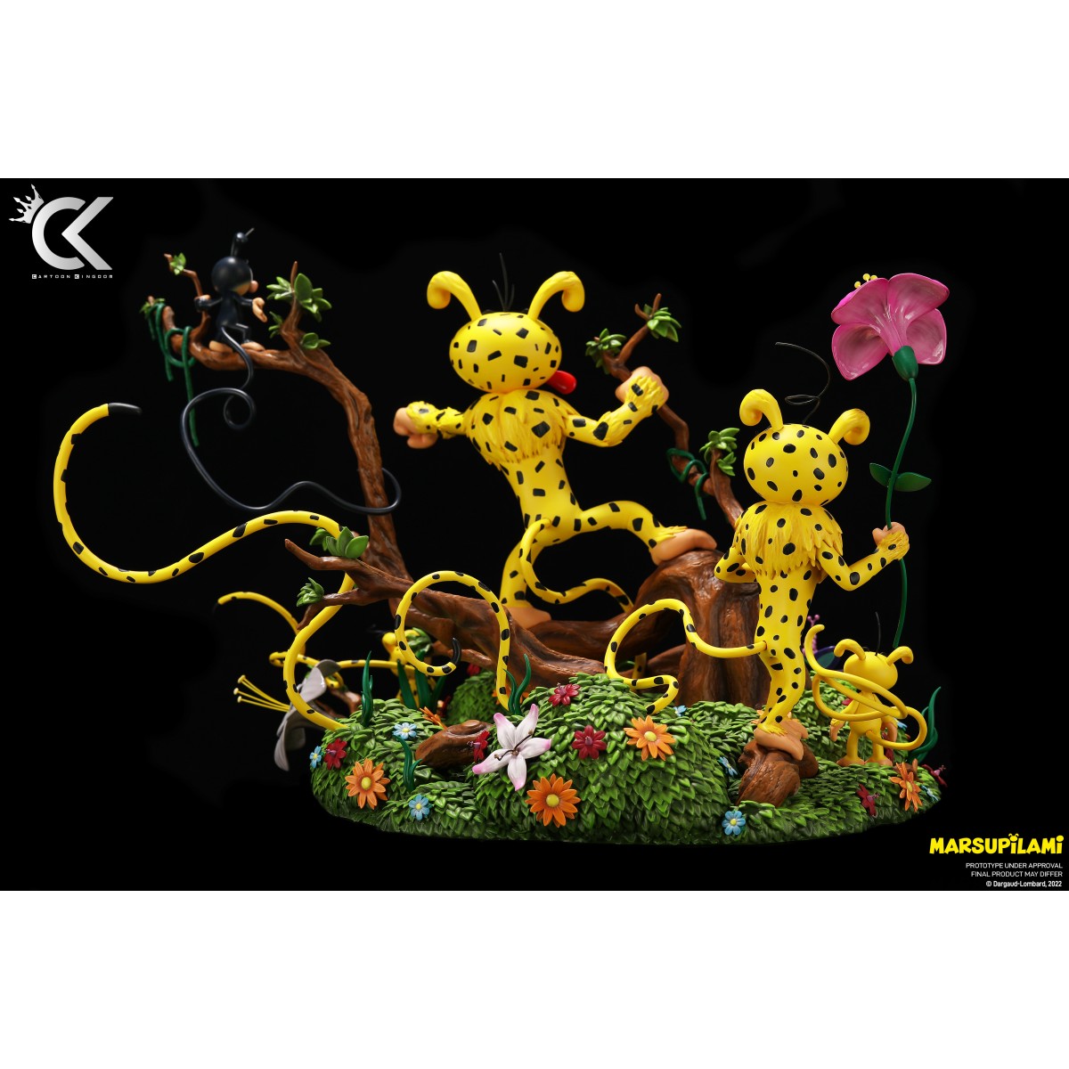 Cartoon Kingdom - Il diorama della famiglia Marsupilami 1/6 