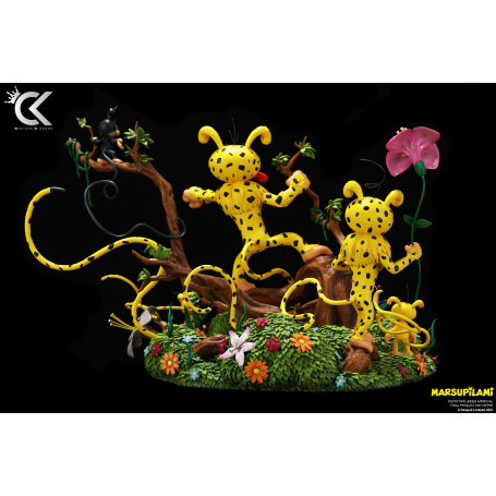 Cartoon Kingdom - Il diorama della famiglia Marsupilami 1/6 
