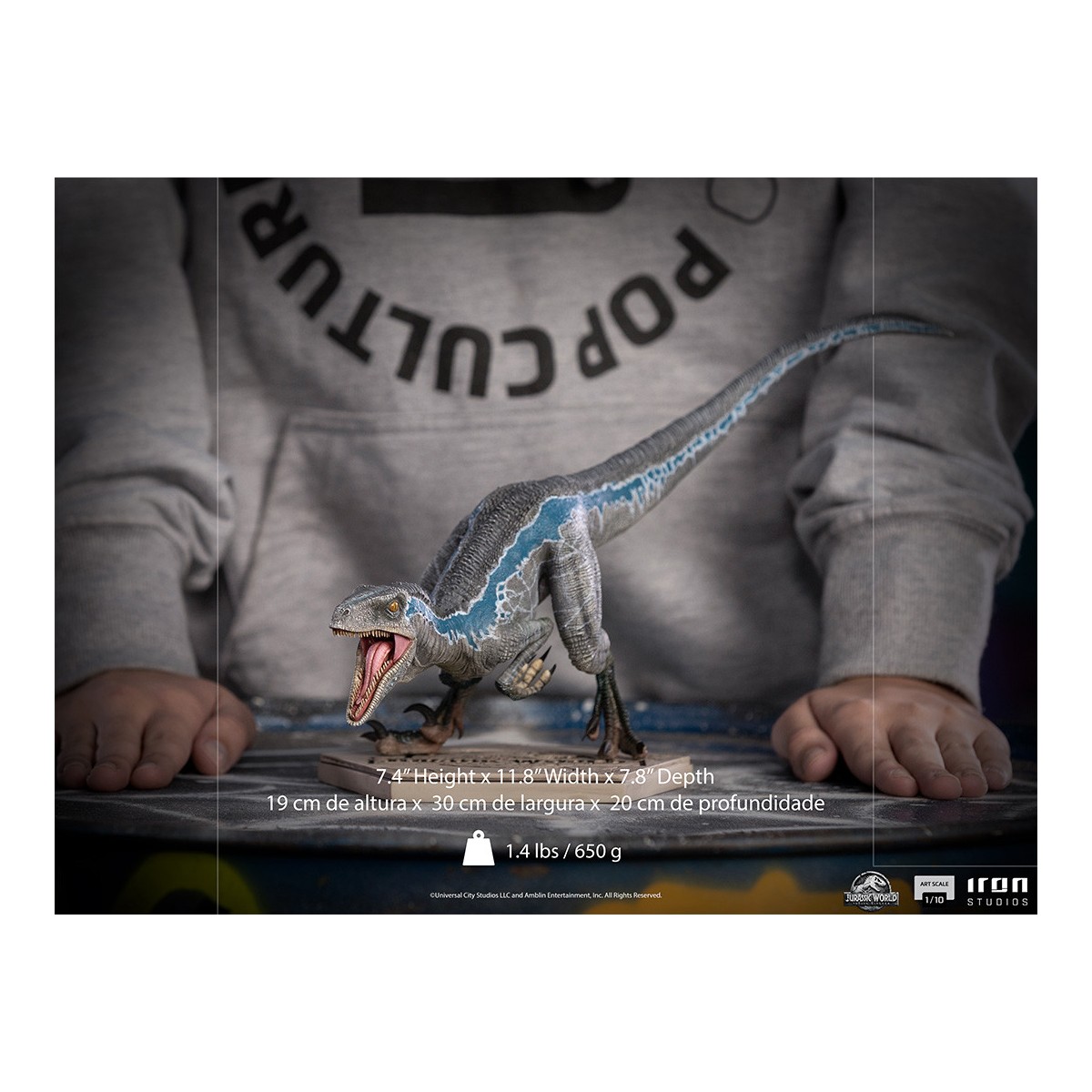 Iron Studios - Blu - Jurassic World Fallen Kingdom 1/10 BDS Art Scale