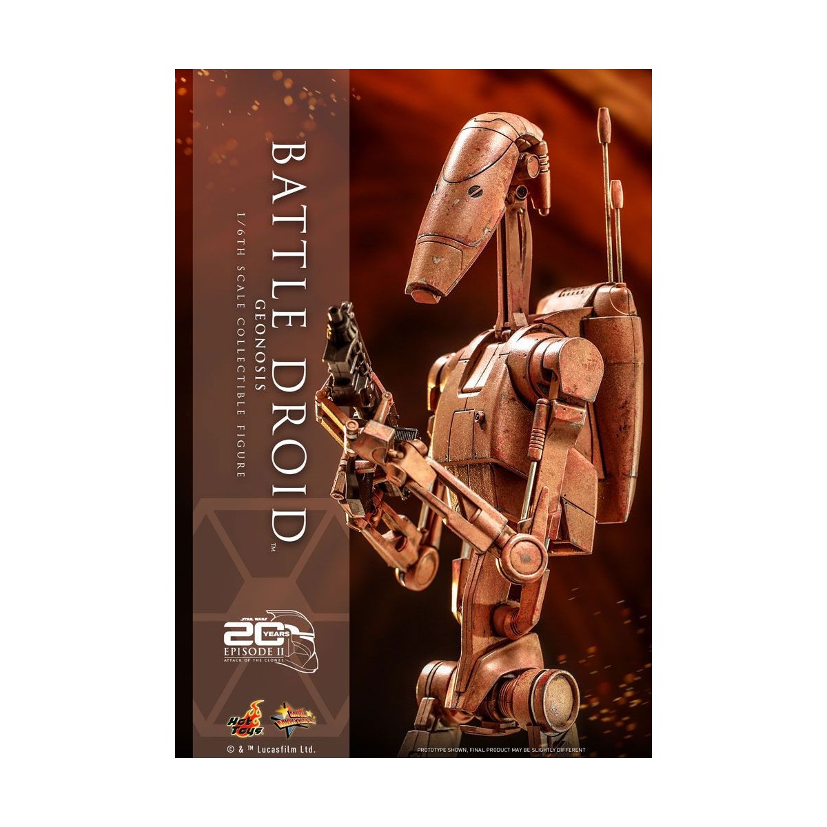 Hot toys - Star Wars Attack of the Clones - Droide da battaglia (Geonosis)