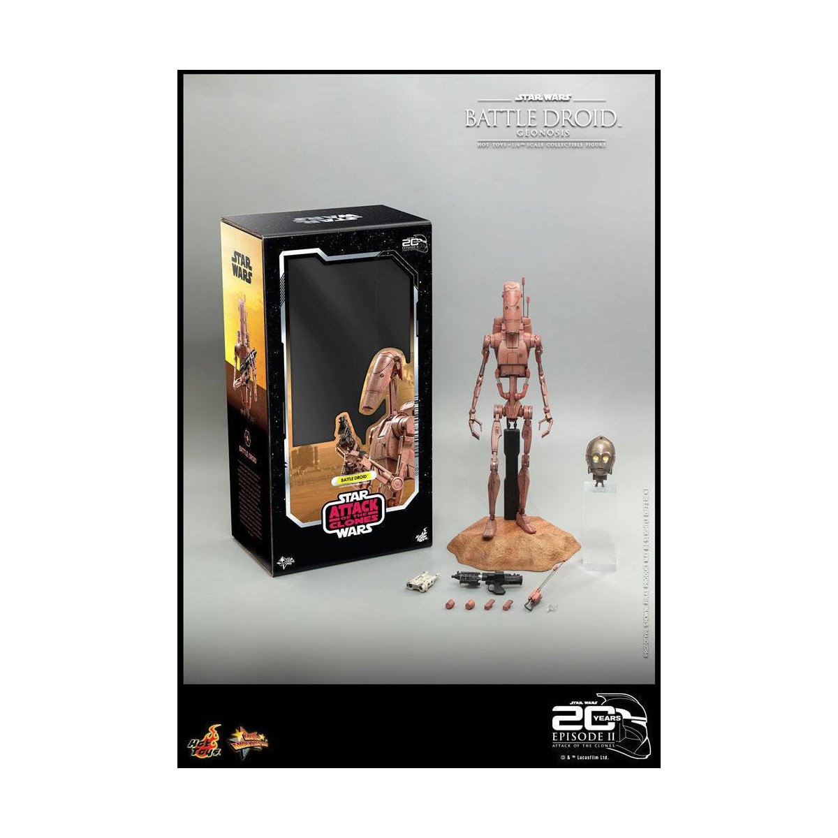 Hot toys - Star Wars Attack of the Clones - Droide da battaglia (Geonosis)