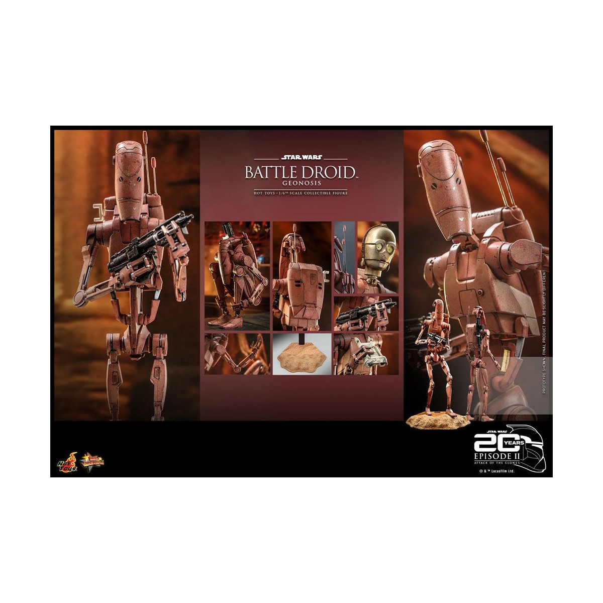 Hot toys - Star Wars Attack of the Clones - Droide da battaglia (Geonosis)