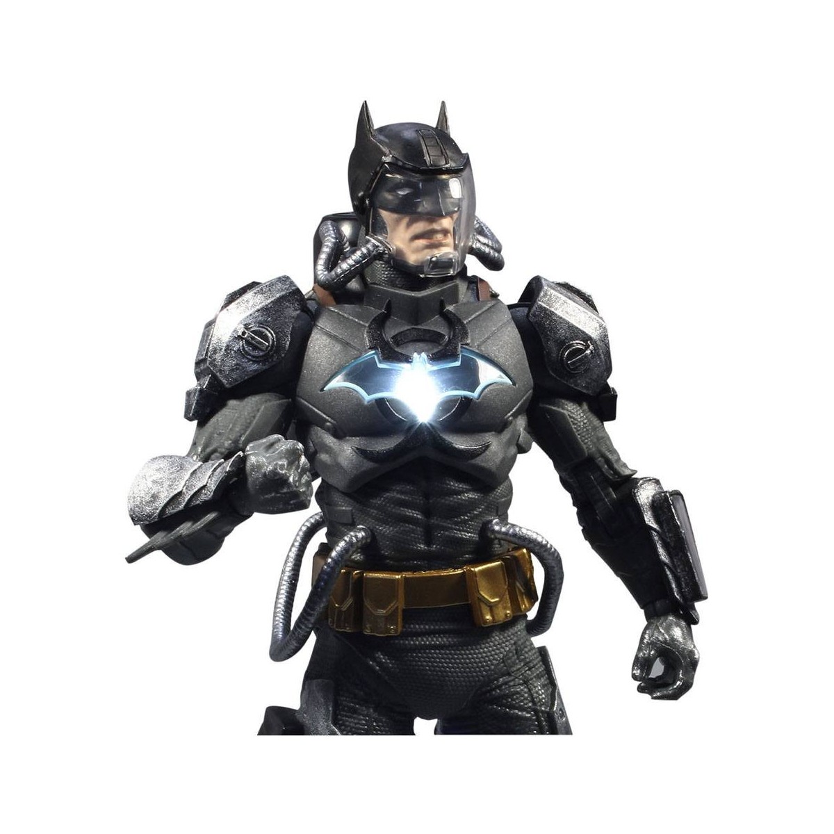 Mc Farlane - DC Multiverse - Batman Hazmat Suit Gold Label Light Up Batman Symbol - 1/12