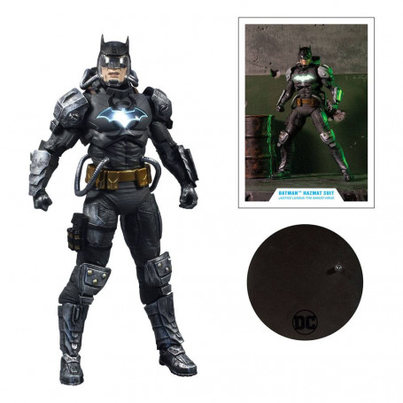 Mc Farlane - DC Multiverse - Batman Hazmat Suit Gold Label Light Up Batman Symbol - 1/12