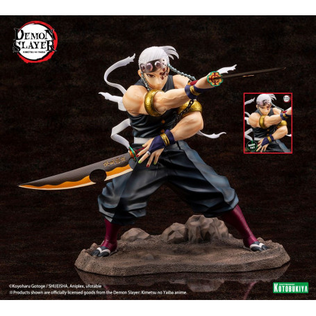Kotobukiya - Tengen Uzui Edizione Bonus - Demon Slayer: Kimetsu no Yaiba PVC ARTFXJ 1/8