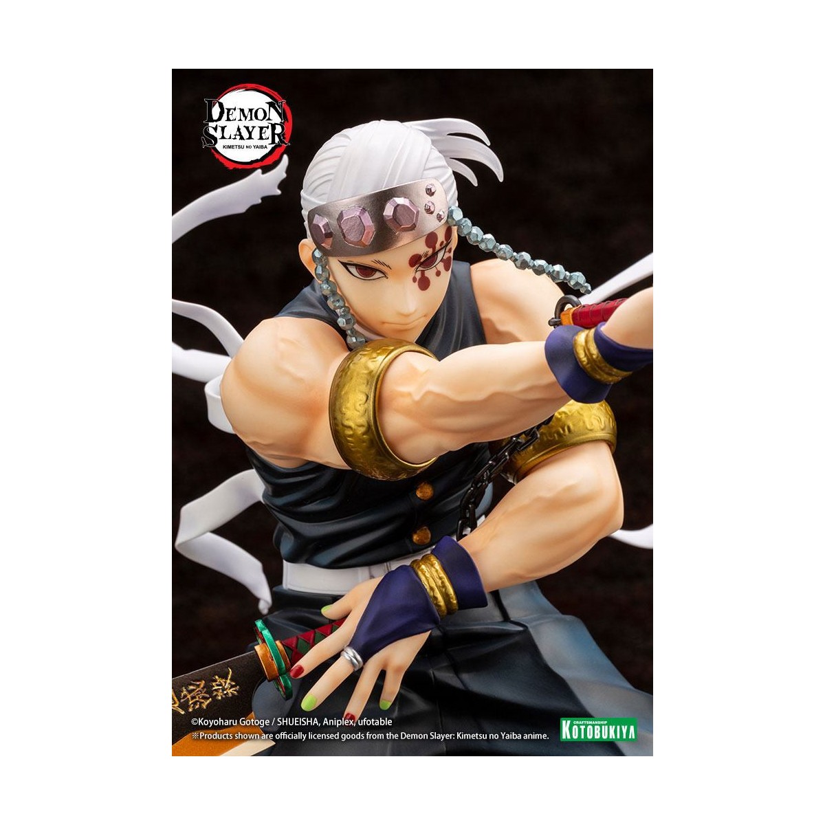Kotobukiya - Tengen Uzui Edizione Bonus - Demon Slayer: Kimetsu no Yaiba PVC ARTFXJ 1/8