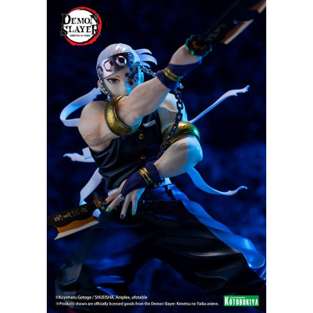 Kotobukiya - Tengen Uzui Edizione Bonus - Demon Slayer: Kimetsu no Yaiba PVC ARTFXJ 1/8