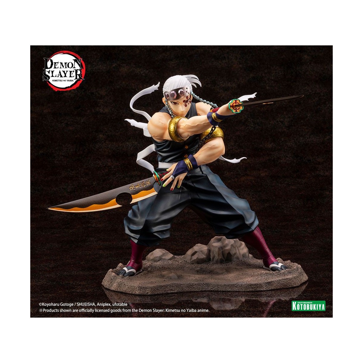 Kotobukiya - Tengen Uzui Edizione Bonus - Demon Slayer: Kimetsu no Yaiba PVC ARTFXJ 1/8