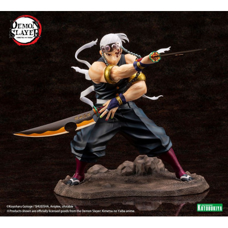 Kotobukiya - Tengen Uzui Edizione Bonus - Demon Slayer: Kimetsu no Yaiba PVC ARTFXJ 1/8