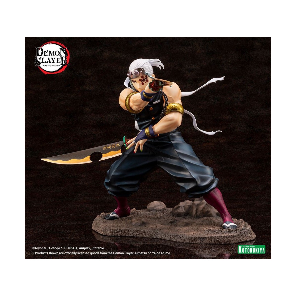 Kotobukiya - Tengen Uzui Edizione Bonus - Demon Slayer: Kimetsu no Yaiba PVC ARTFXJ 1/8