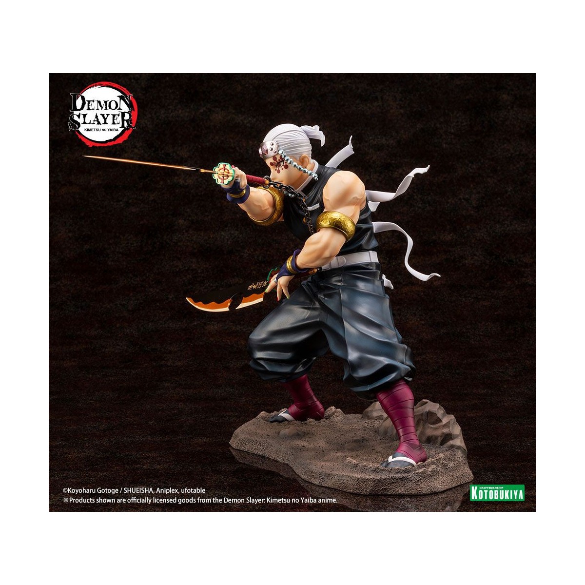 Kotobukiya - Tengen Uzui Edizione Bonus - Demon Slayer: Kimetsu no Yaiba PVC ARTFXJ 1/8
