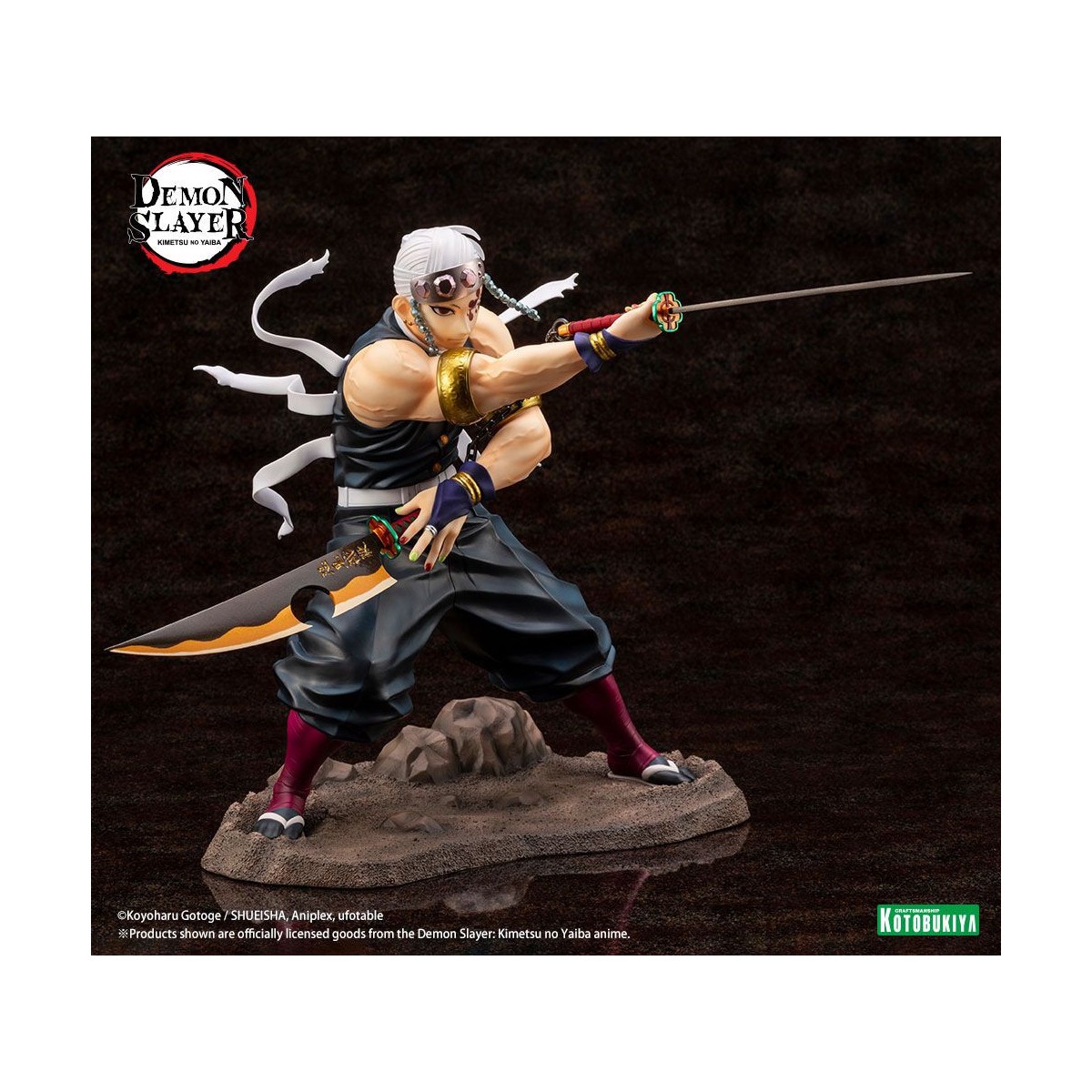 Kotobukiya - Tengen Uzui Edizione Bonus - Demon Slayer: Kimetsu no Yaiba PVC ARTFXJ 1/8