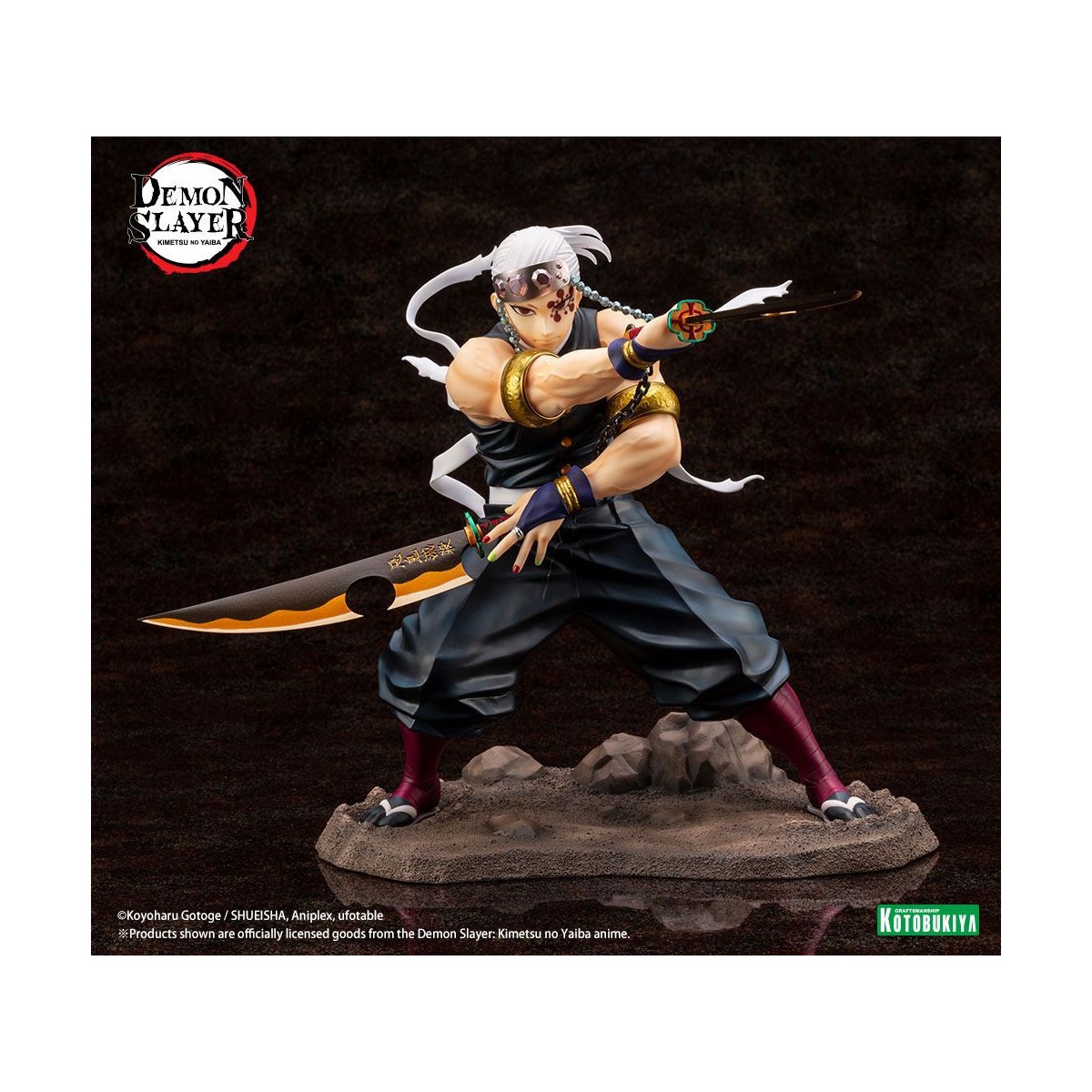 Kotobukiya - Tengen Uzui Edizione Bonus - Demon Slayer: Kimetsu no Yaiba PVC ARTFXJ 1/8