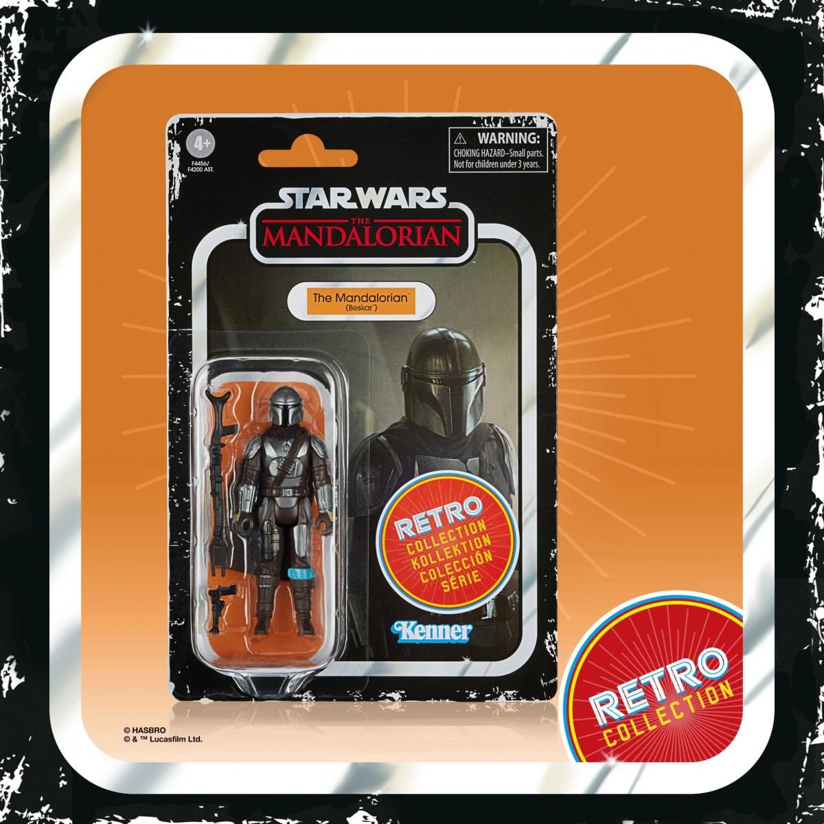 Hasbro - Il Mandaloriano (Beskar) - Il Mandaloriano Collezione Star Wars Vintage