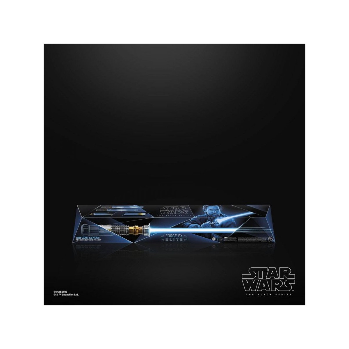 Hasbro - Spada laser Obi-Wan Kenobi Force Fx - Serie Nera Replica Elite
