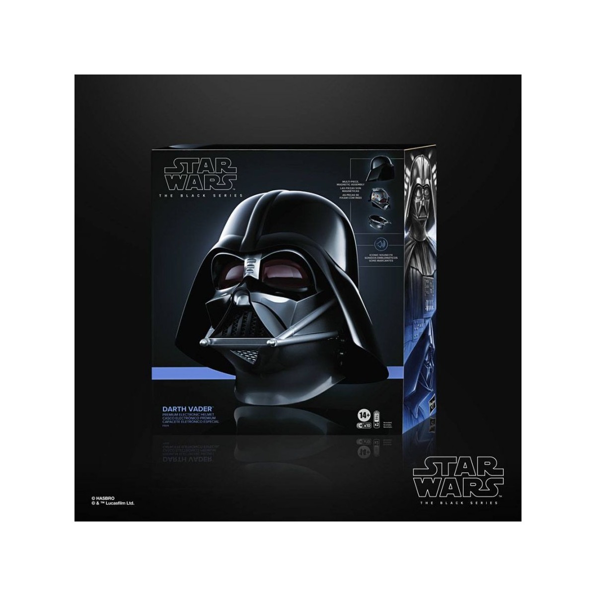 Hasbro - Casco elettronico Darth Vader 2022 - Star Wars: Obi-Wan Kenobi Serie Nera