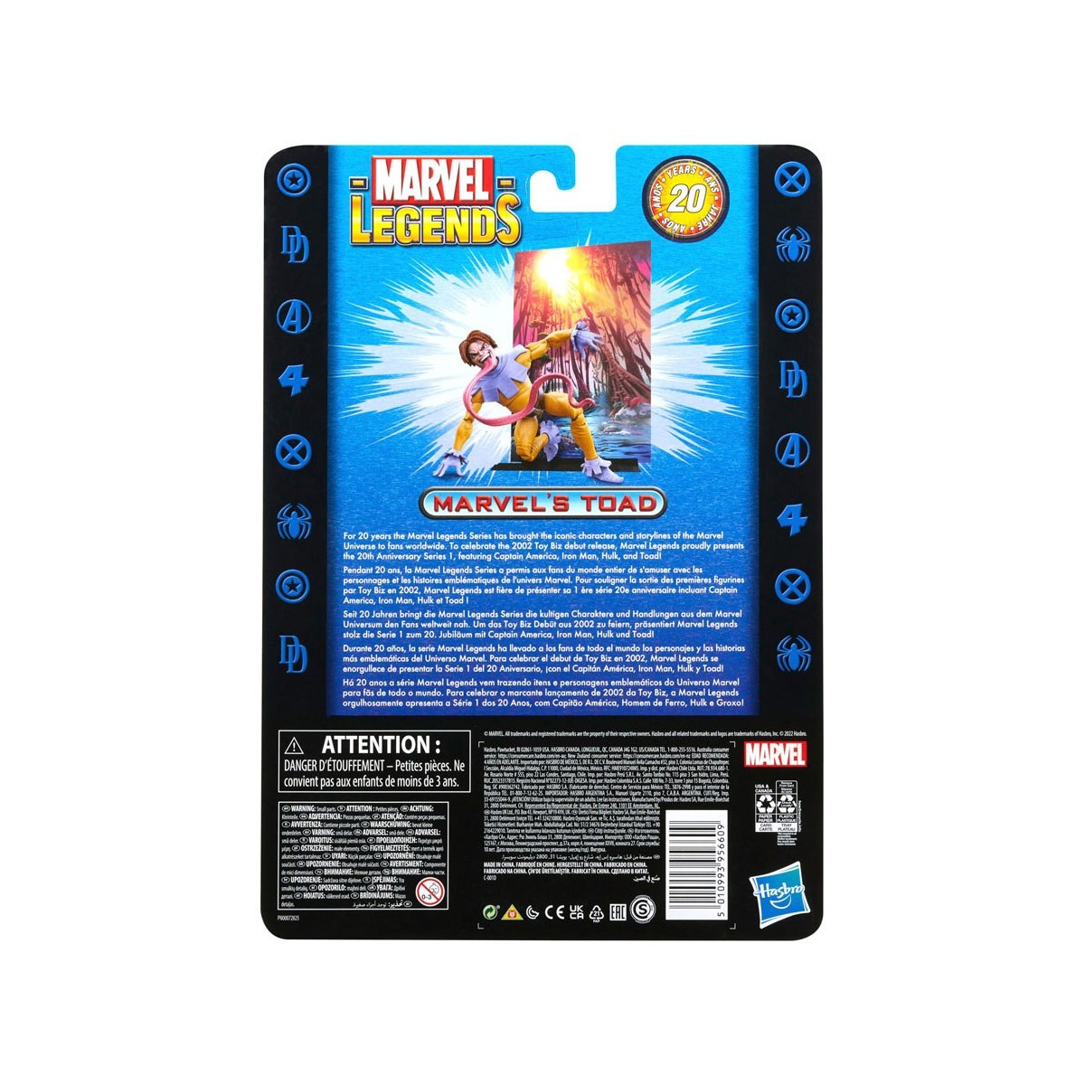 Serie Leggende Marvel - TOAD 20° Anniversario Serie 1 - Hasbro