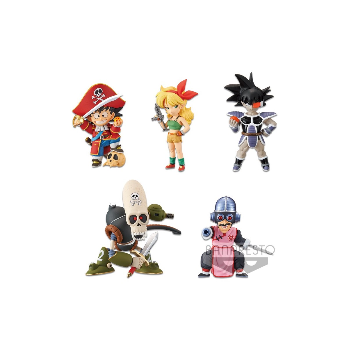 Banpresto Dragonball - WCF - TREASURE RALLY Vol.3 - Set di 5 figure