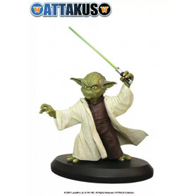 Attakus Star Wars - Statua di Yoda L'attacco dei cloni 1/5 - OCCASIONE