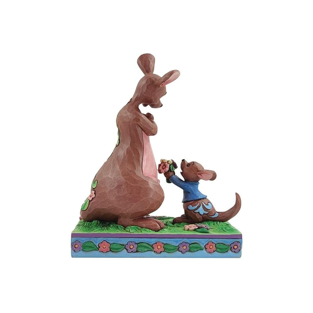 Enesco - Tradizione Disney - Winnie The Pooh "Il dono più dolce" - Il piccolo Guru dona fiori alla madre - Di Jim Shore