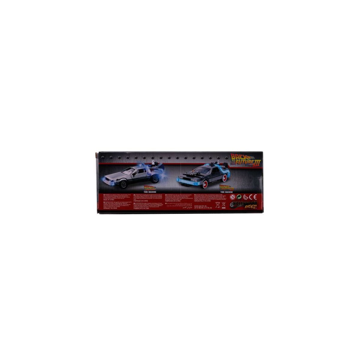 Jada Toys Ritorno al futuro parte III - Delorean modalità Hover e luci 1/24