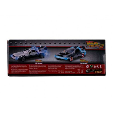 Jada Toys Ritorno al futuro parte III - Delorean modalità Hover e luci 1/24