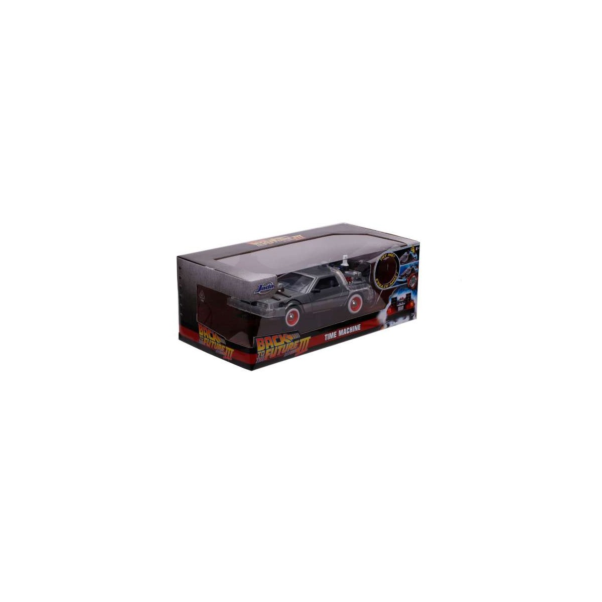 Jada Toys Ritorno al futuro parte III - Delorean modalità Hover e luci 1/24