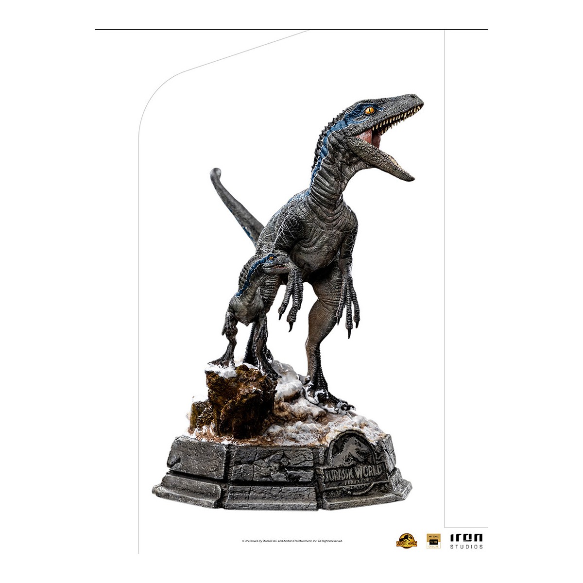 Iron Studios - Blu & Beta - Jurassic World Dominion 1/10 BDS Art Scale