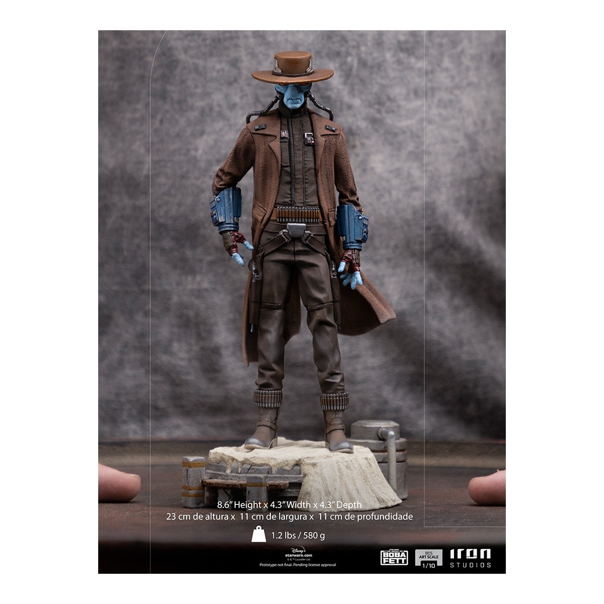 IRON STUDIOS - Cad Bane BDS Art Scale 1/10 - Star Wars Il Libro di Boba Fett