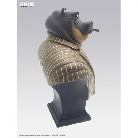 BlackSad Bust Ted Leeman l'ippopotamo