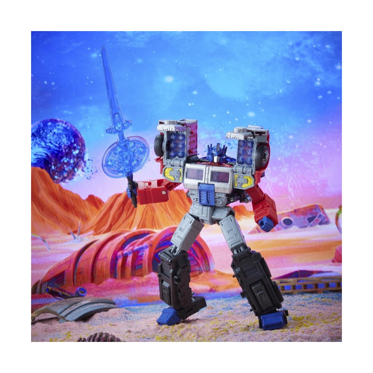Hasbro - Transformers Legacy G2 - Laser Optimus Prime - Classe Leader