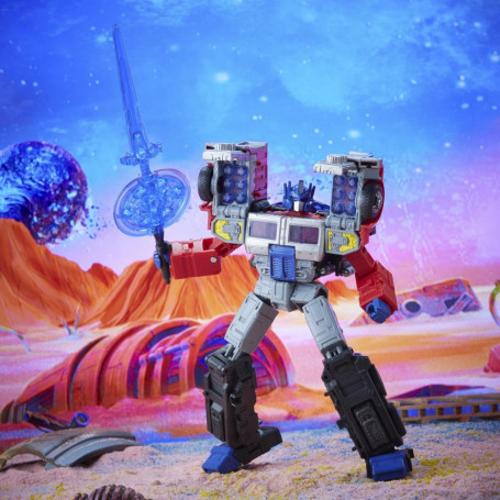 Hasbro - Transformers Legacy G2 - Laser Optimus Prime - Classe Leader