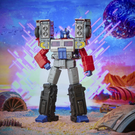 Hasbro - Transformers Legacy G2 - Laser Optimus Prime - Classe Leader